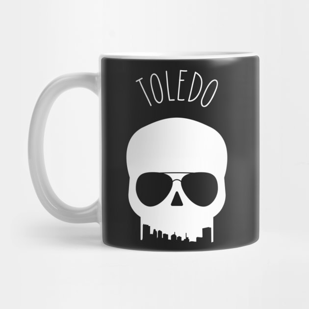 Skyline Skull - Toledo by SchaubDesign